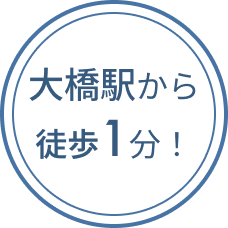 大橋駅から徒歩1分
